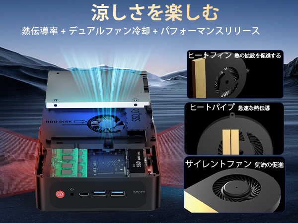 Amazon.co.jp: Beelink ミニPC AMD Ryzen 7 5800H 16GB DDR4 500GB