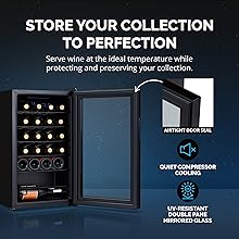 Quiet cooling compressor fridge