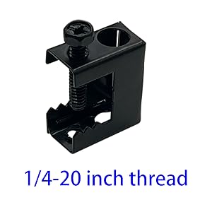 新品 自在金具X wag BRASS GEAR SERIES GENSUI 8p Xadnitu 100 Packs Beam Clamps, 1/4