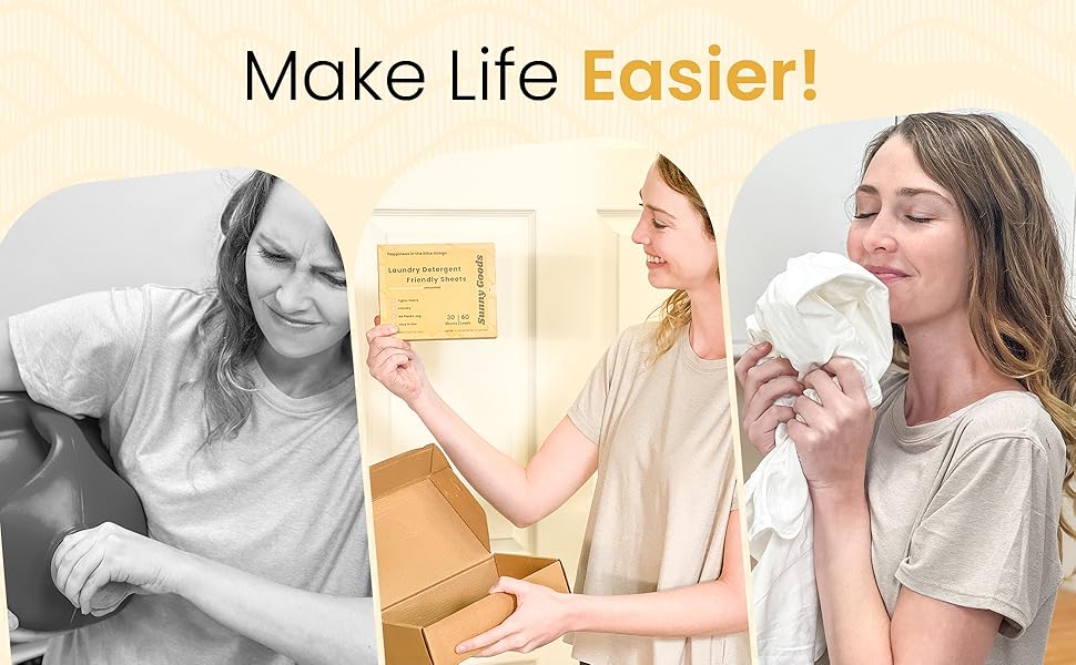 Make Life Easier , Laundry Detergent Sheets