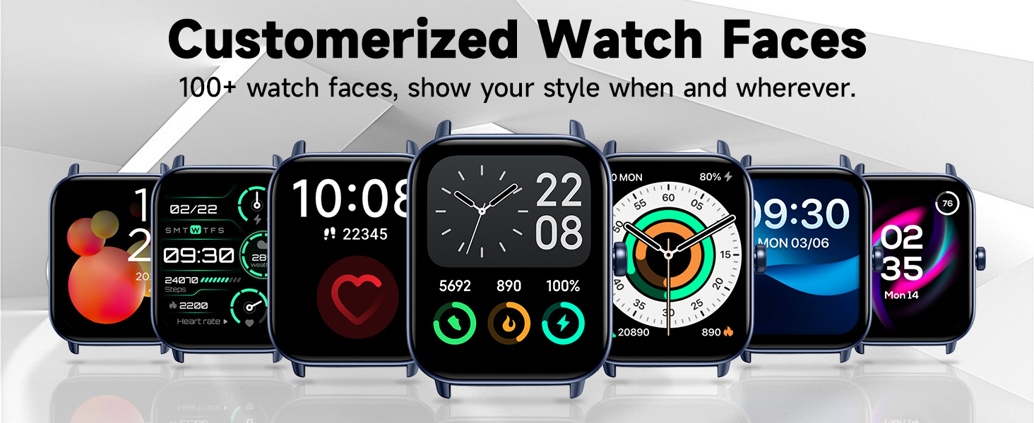 android watch for women men waterproof sports tracker