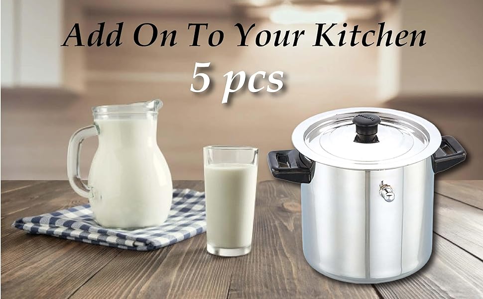 Buy Expresso Stainless Steel Milk Boiler Induction Friendly Pot (1.5