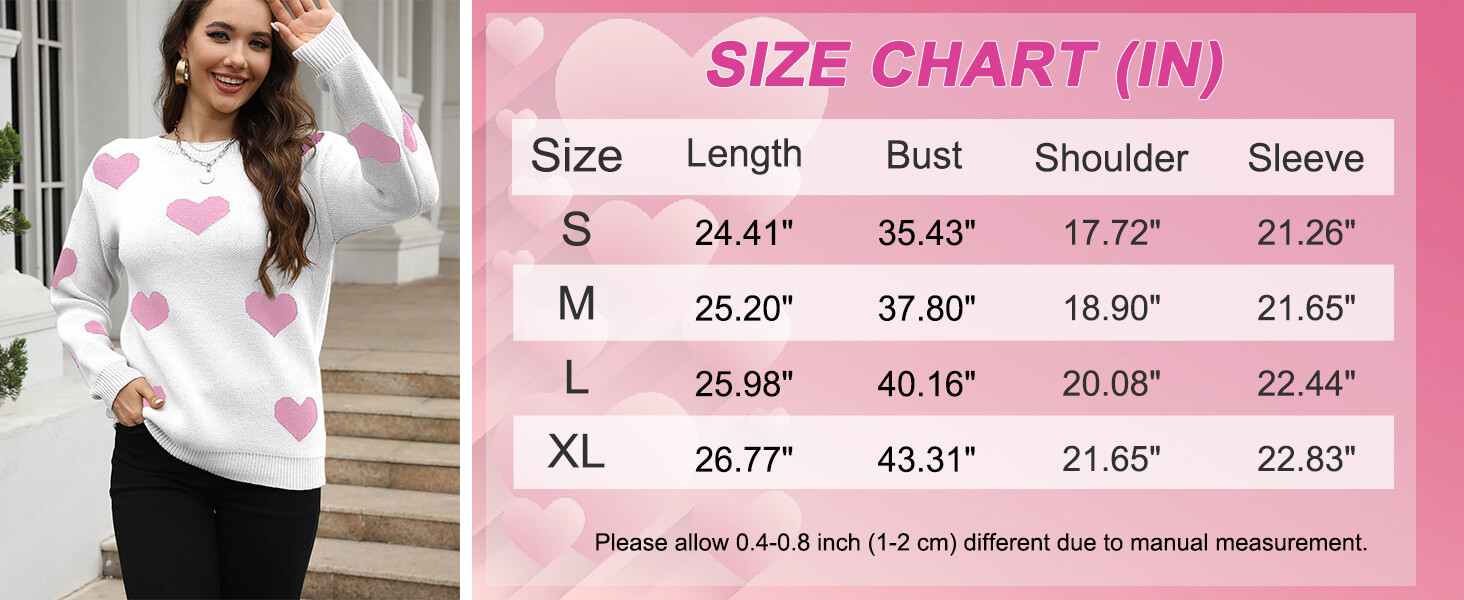 valentines sweaters for women