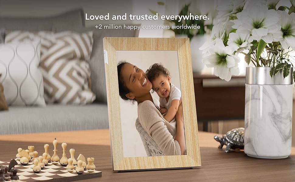 Nixplay 10.1 inch Touch Screen Digital Picture Frame with