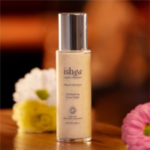 ishga organic seaweed skincare for women vegan cruelty free face wash