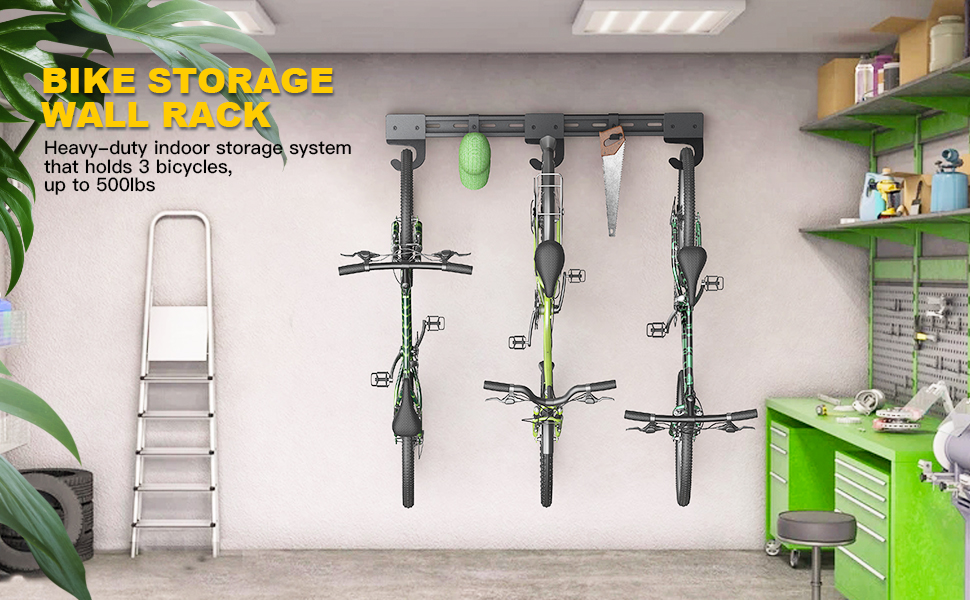 Bike Rack Garage, UZOPI Bike Storage Rack Wall Mount Hanger