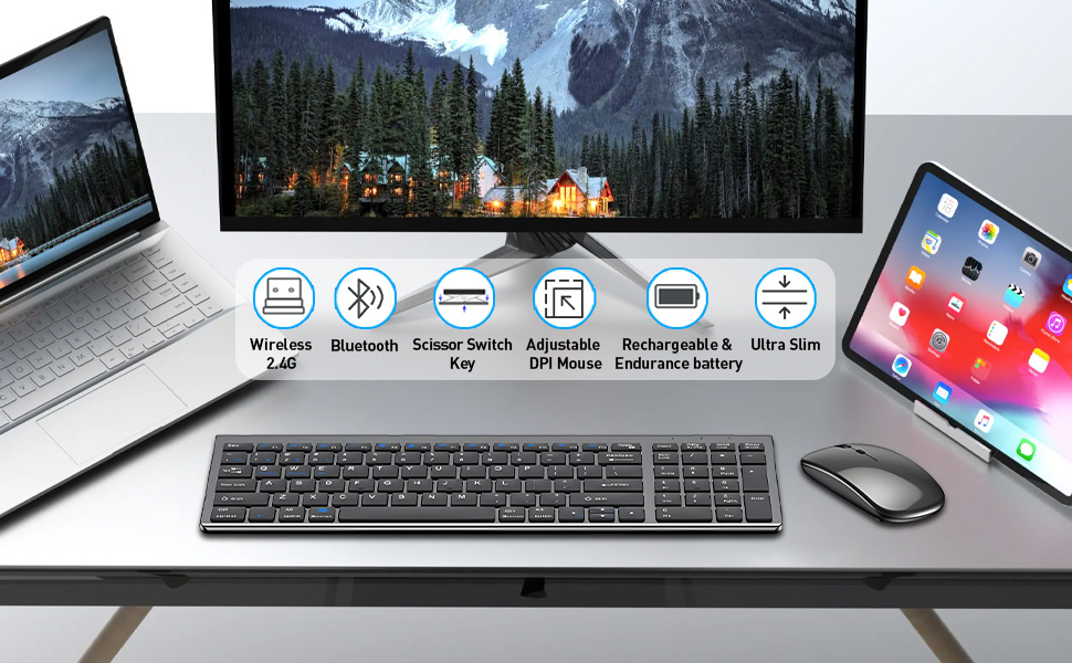 wireless Keyboard and mouse set