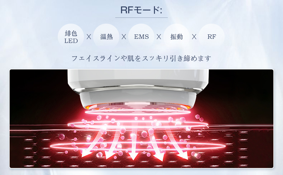 Amazon.co.jp: 【2024年新モデル】 美顔器 RF美顔器 イオン導入