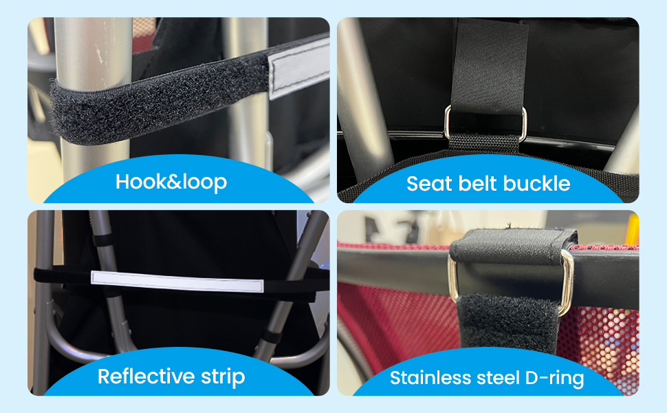 Power Chair Rollator Stand Support Storage Organizer Accessories Handicapped disabled