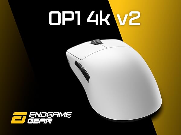 Endgame Gear OP1W 4K ホワイト Endgame Gear OP1w 4k Wireless Gaming Mouse - White - Micro