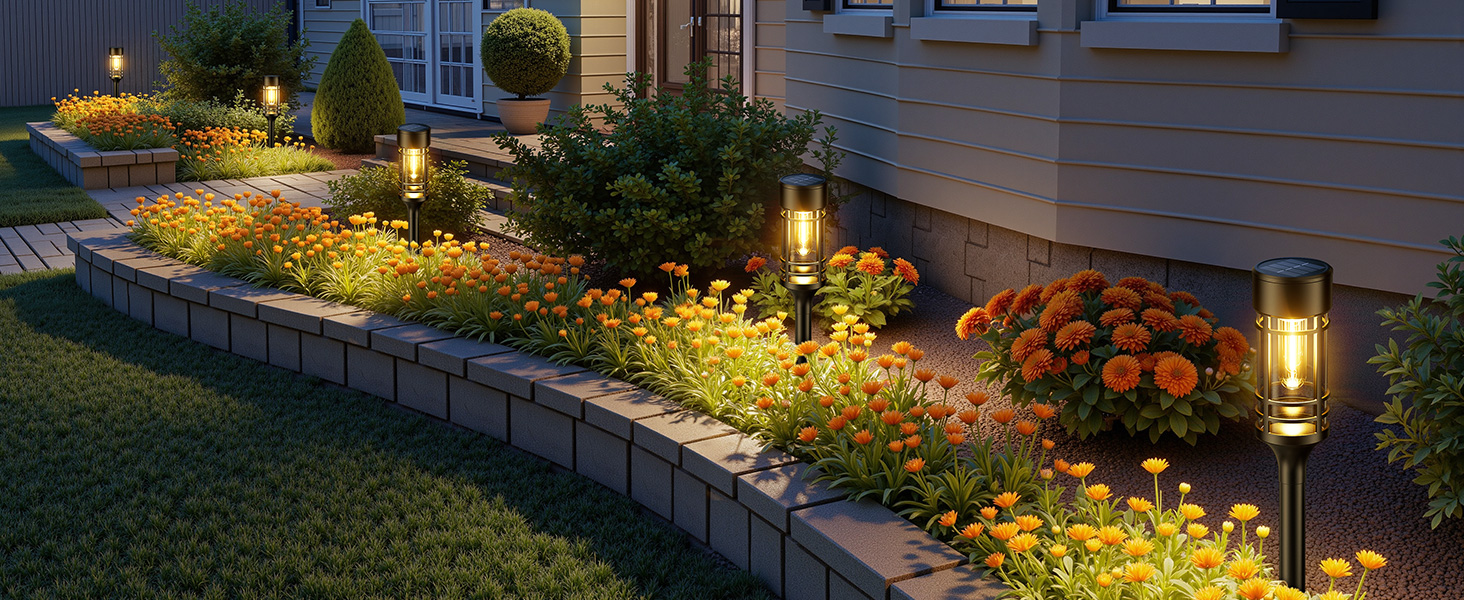 solar pathway lights outdoor