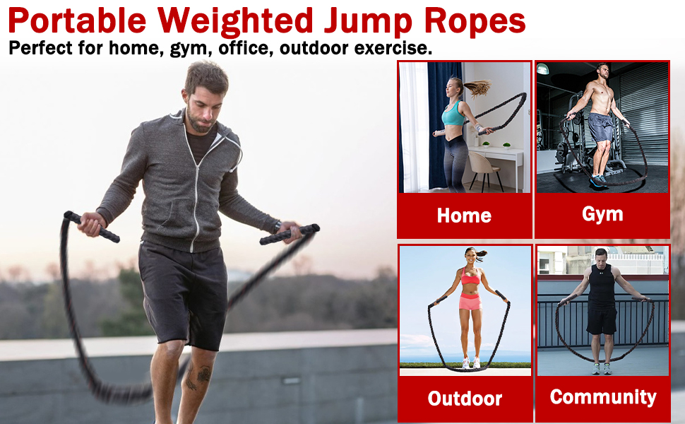 weighted jump rope