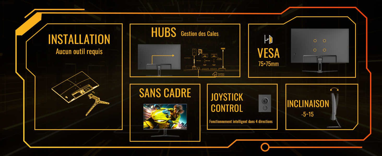 moniteur de jeu 27 pouces 165 Hz