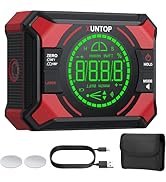 XUNTOP 4x90/2x180°(0.01°) Digital Angle Finder with Dual Laser Digital Angle Gauge with Bottom an...