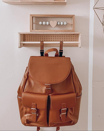 omanmoli diaper bag leather diaper backpack