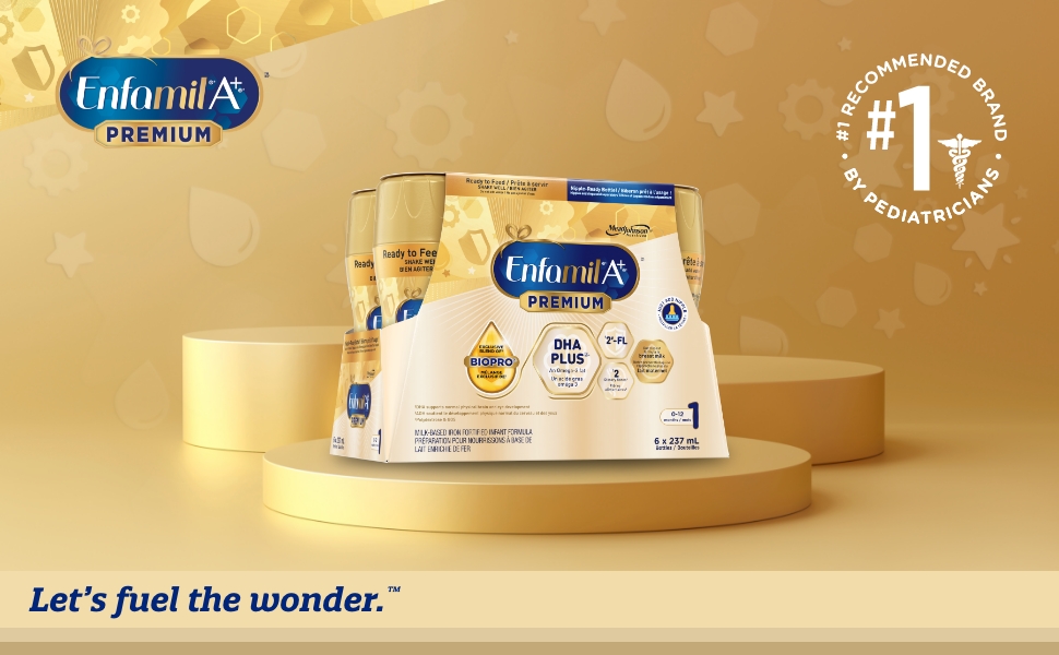 Enfamil A+ Premium, Ready to Feed, Baby Formula, with DHA and our