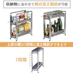 シンク下 スライドラック ステンレス棚 日本製 楽天市場】シンク下 収納 スライド ラック 3段 燕三条製
