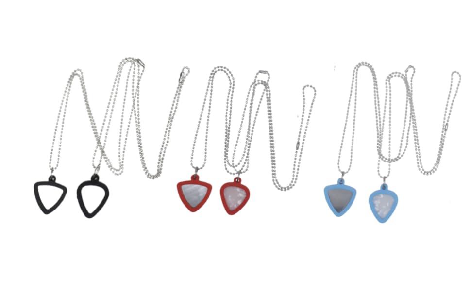 PICKネックレス Amazon.com: Cheerock Set of 2 Rubber Guitar Pick Holder