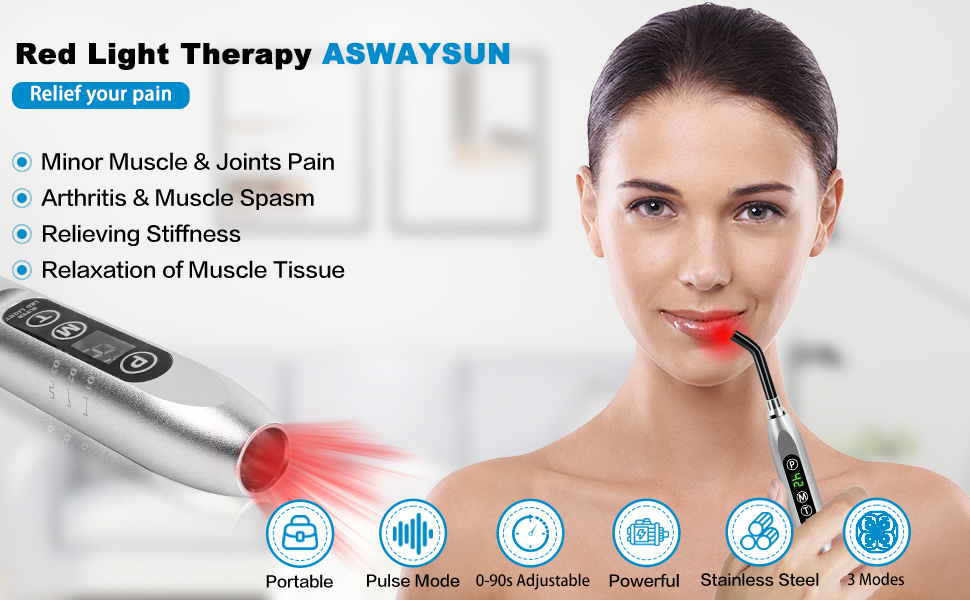 Red Light Therapy Cold Sores Treatment&Fever Blister,Canker