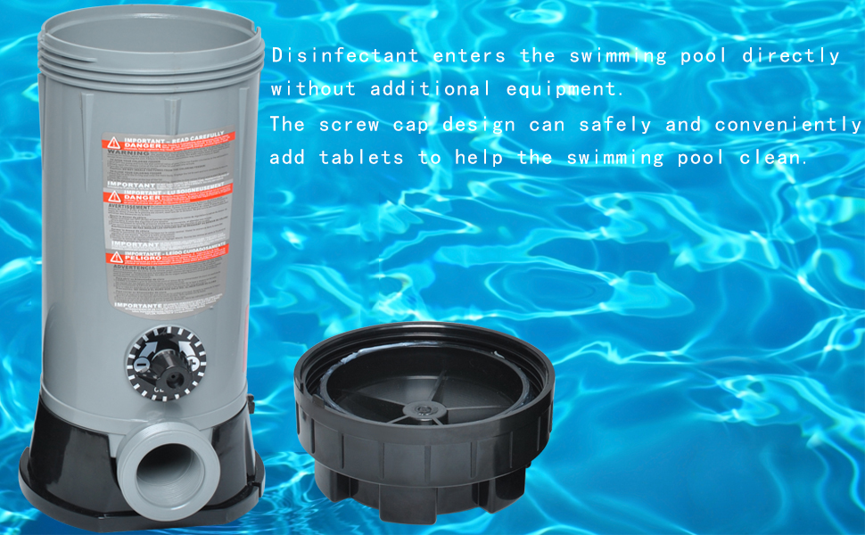 CL200 inline Pool Chlorinator Feeder Compatible with