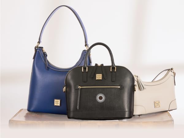 Dooney & Bourke Handbag, Saffiano Wren Zip Top Tote - Brown