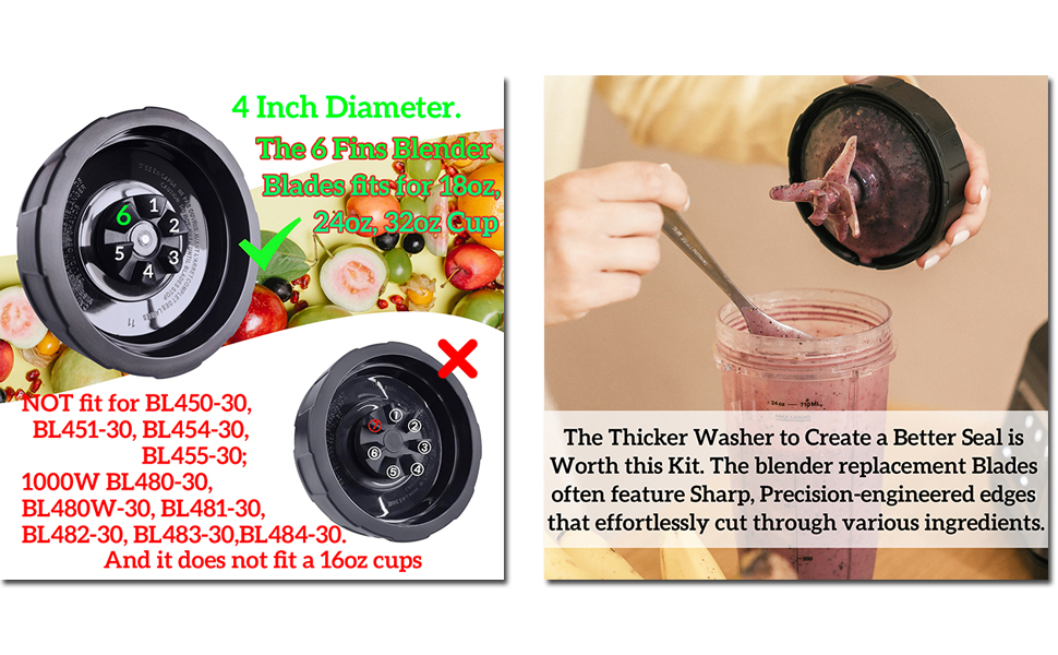 Rippepr Blades \" Ninjya Blade \" 26インチ Amazon.com: Ninja Blender Blade for 72 oz and 64 oz Pitchers
