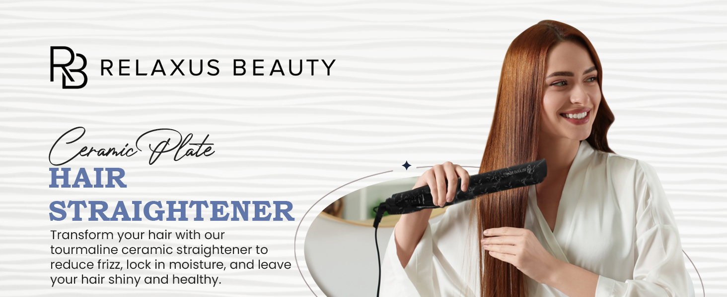 RELAXUS BEAUTY SLZ Analog Limited Hair Straightener with Tourmaline Ceramic Plates