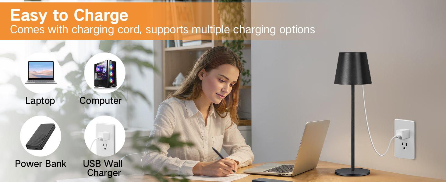 Rechargeable Wireless Table Lamp