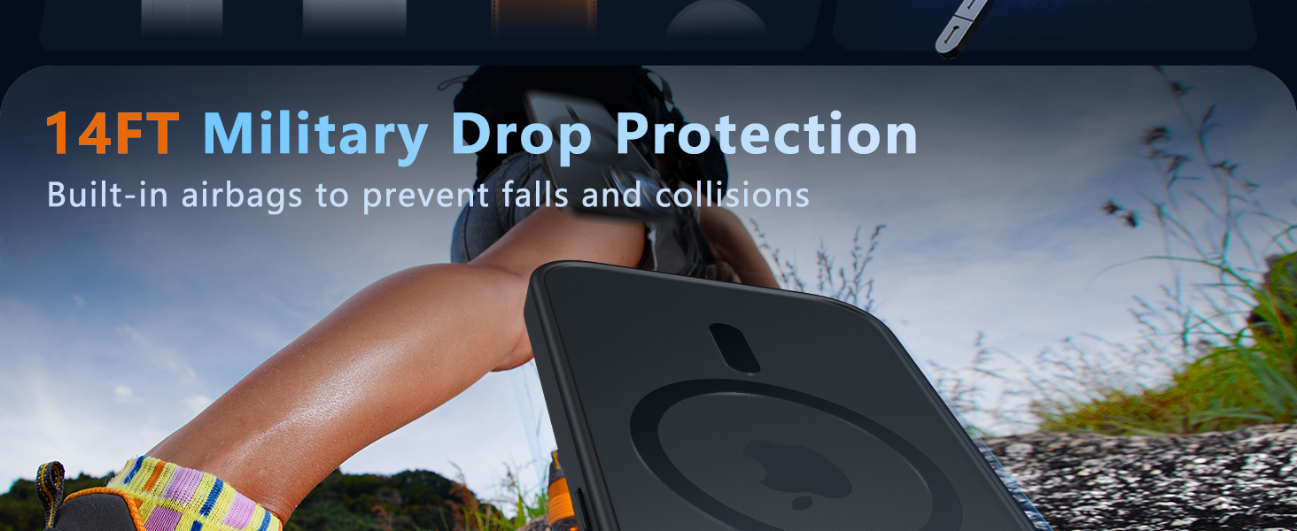 FNTCASE Funda para iPhone 16 ProMax Funda protectora