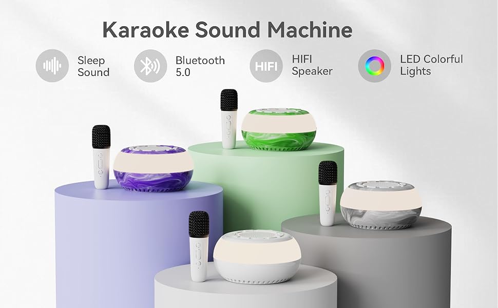 Sound Machine Soothing Sounds White Noise Sleep Baby Relaxation Rain White Noise Machine