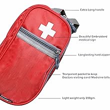 AHM Polyester Portable First Aid Kit Bag Organizer... 3 Organizer Description