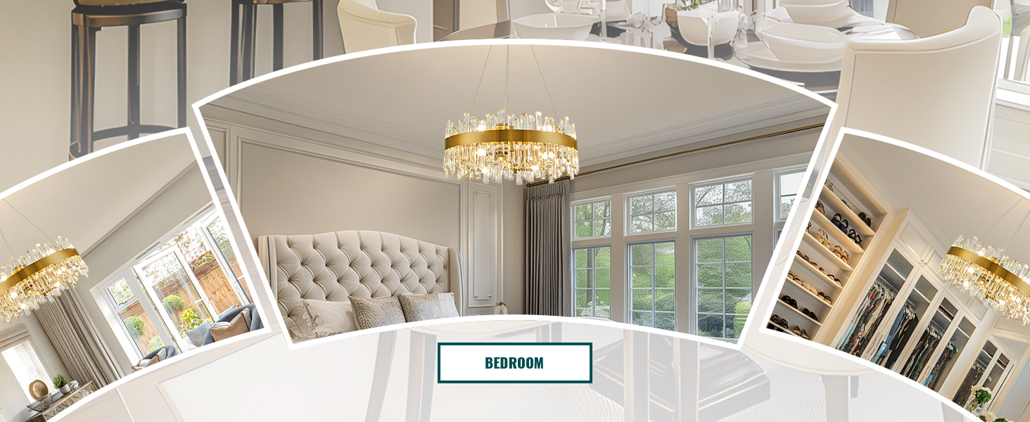 modern gold crystal raindrop chandelier brass crystal pendant ceiling light for dining living room