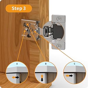 Soft Close Hinges for Kitchen Cabinet Hinges Satin Nickel Hidden Hinges Stainless Steel Concealed