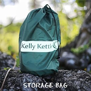 kelly kettle usa base camp ultimate kit drawstring storage bag