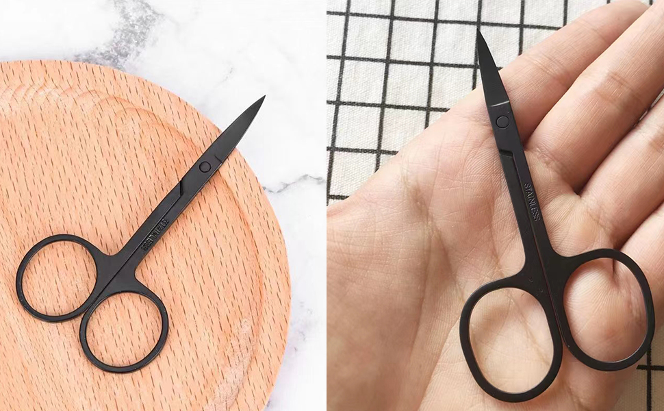 eyebrow comb scissors