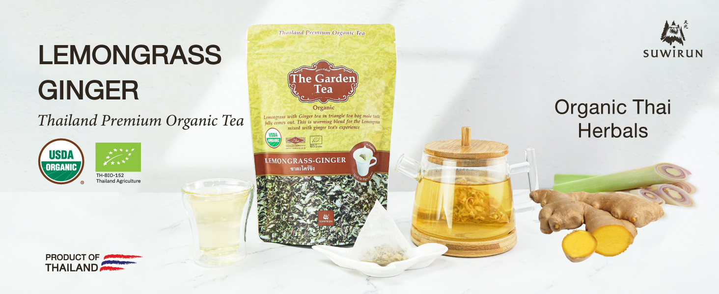 Suwirun Lemongrass Ginger Tea