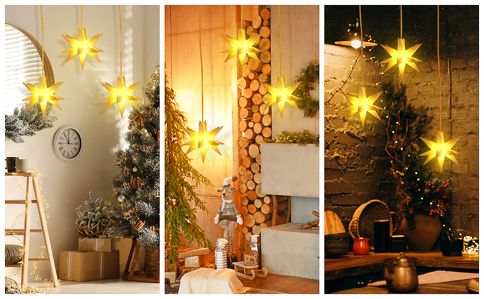 Weihnachtsbeleuchtung für das Wohnzimmer