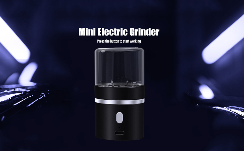 2" Mini Electric Herb Grinder, Rechargeable and Portable
