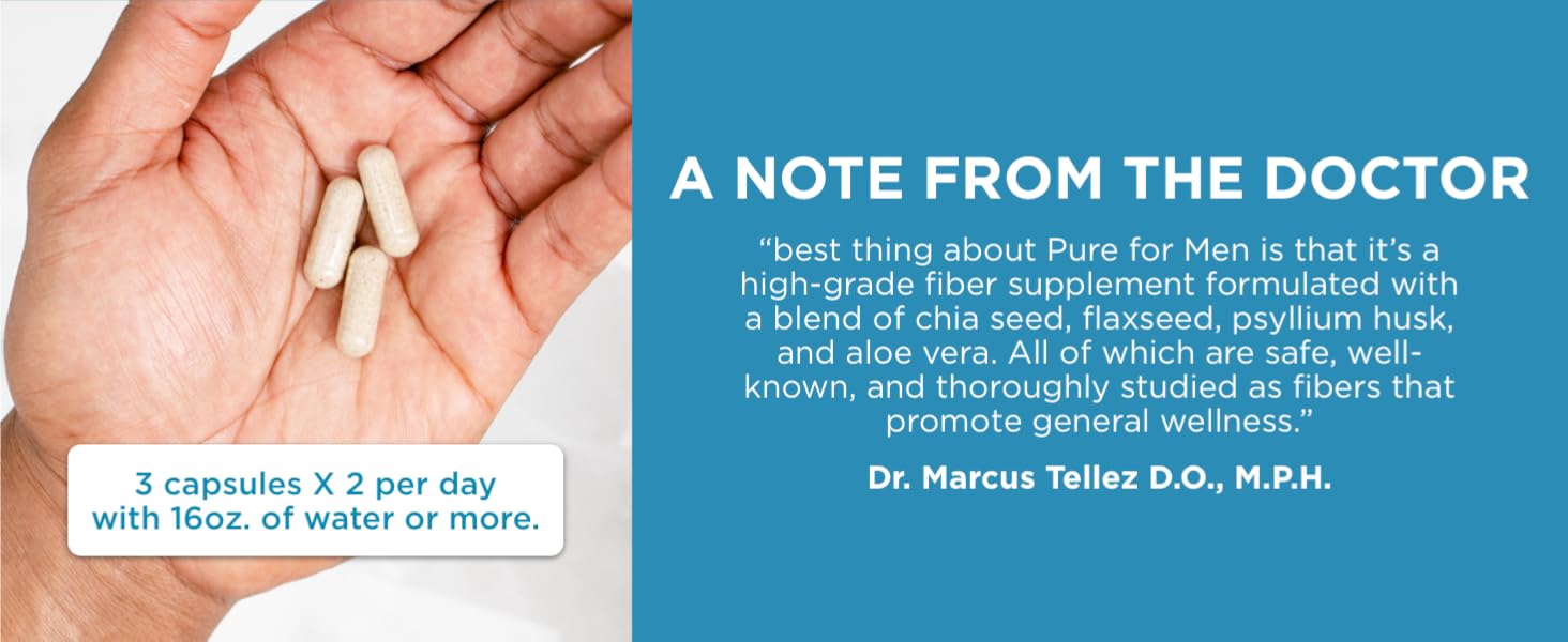 Pure for Men Original Vegan Cleanliness Stay Ready Fiber