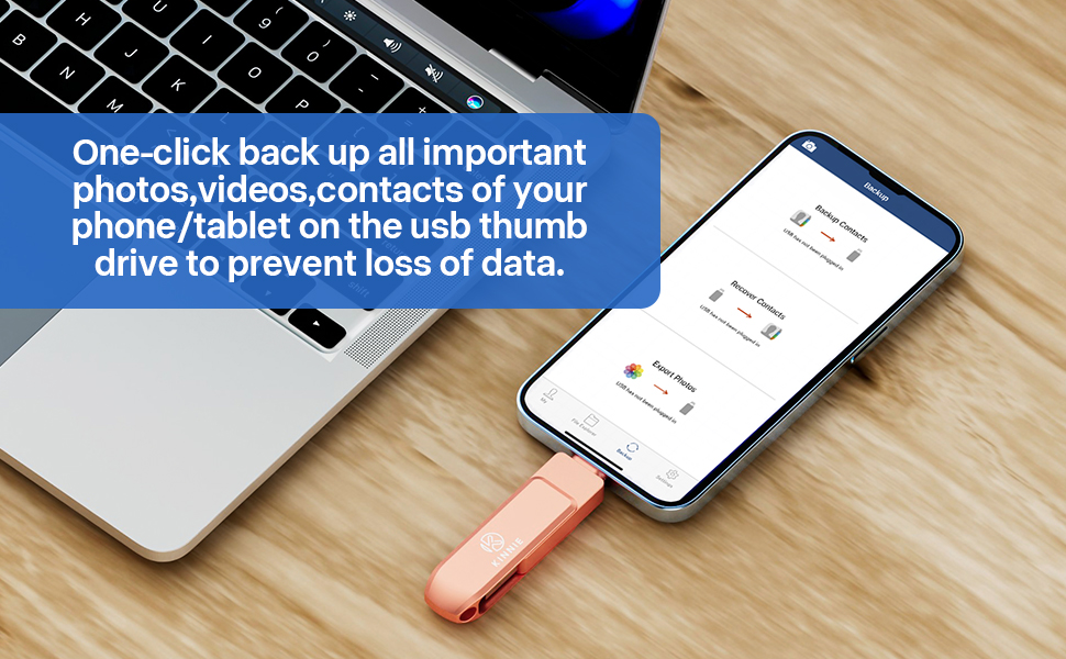 Photo Stick for iPhone Flash Drive 512GB,KKINNIE Photo