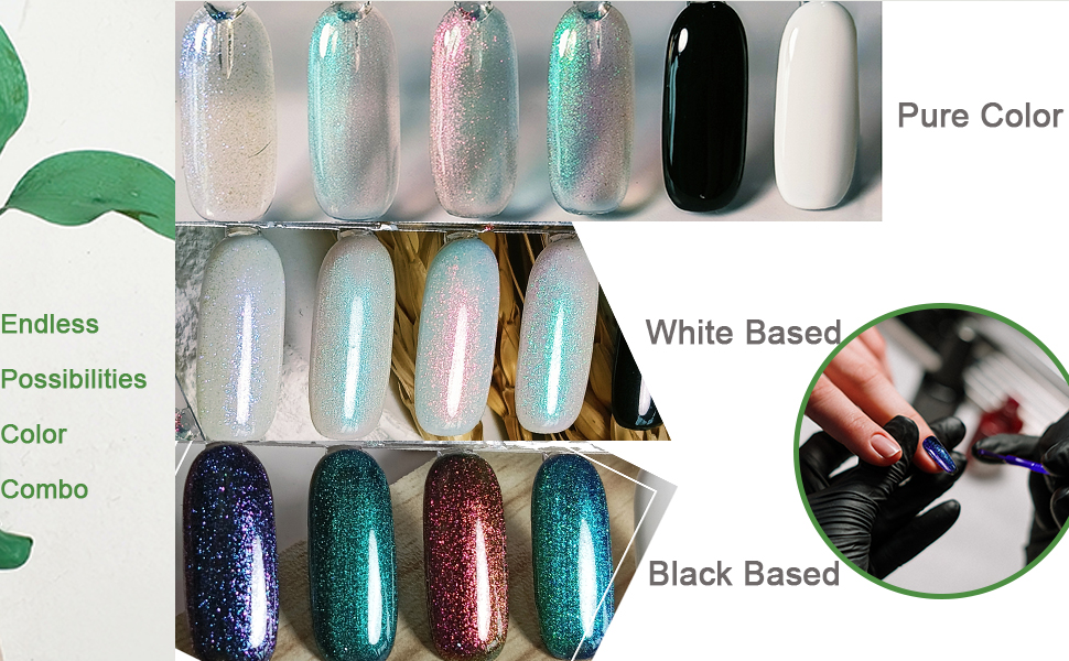 Aiartfans Combo Color Changing Nail Polish Set, Multi