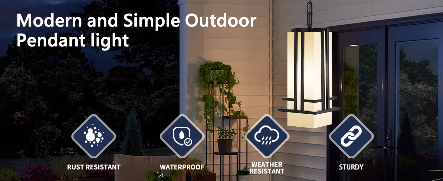 outdoor chandelier