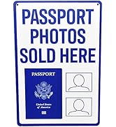 CFS Products Passport Photo Sign 18x12