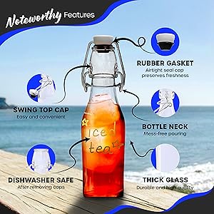 NOśWEA touch_bottle Car Windshield Washer Reservoir Tank Bottle with Cap Pump