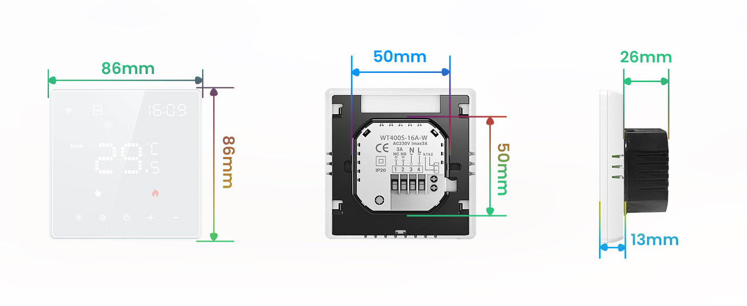 FUßbodenheizung MIT Thermostat