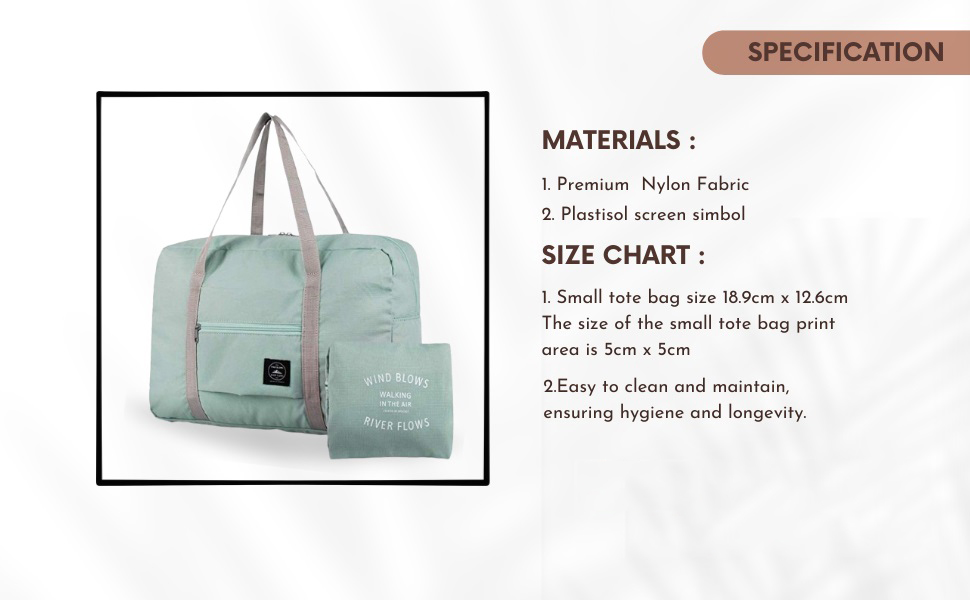 Minnesota Travel Foldable Duffle Bag