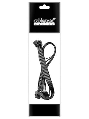 ❣️早い者勝ち✨️12VHPWR StealthSensePCI-eケーブルEVGA CableMod Basics E-Series 12VHPWR StealthSense PCI-e Cable