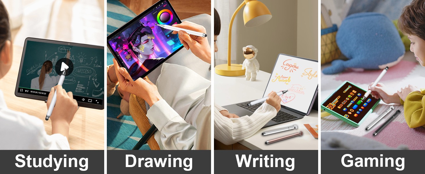2 in 1 Universal Stylus Pen