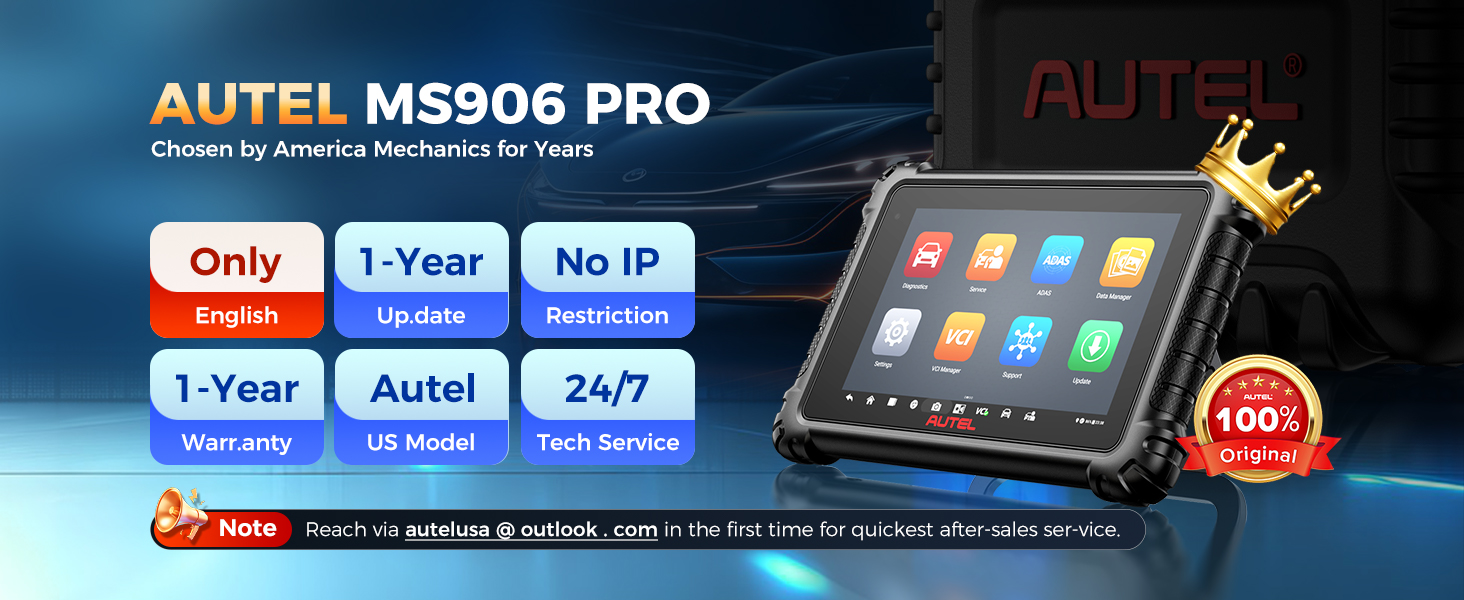 Autel MaxiSYS MS906 PRO Scanner-A+20