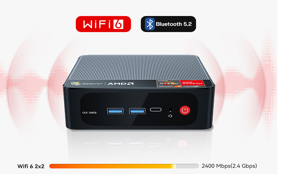 Amazon.co.jp: ミニPC、Beelink SER 5 Pro Mini Pc 11 Pro Ryzen